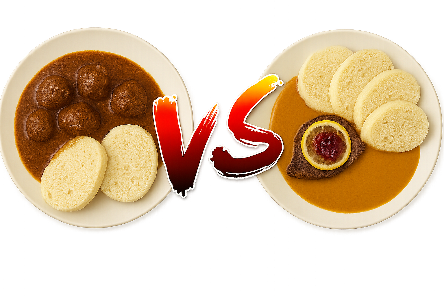 Meal comparison illustration